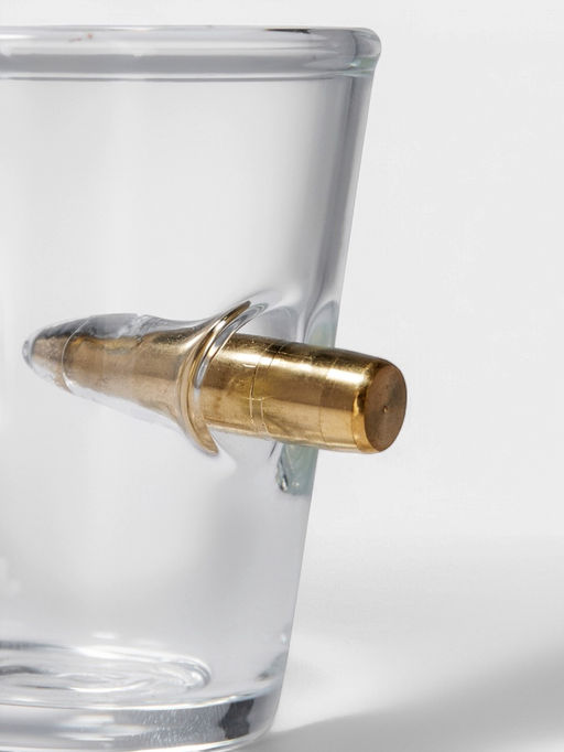 Мини-Бар Револьвер, 250 мл, 2 стопки, на подставке, стекло, дерево