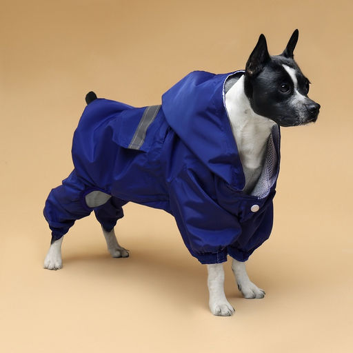 Комбинезон для собак, демисезонный с подкладом, размер XL (ДС 36, Ог 52 см), синий - Simaland фото 2