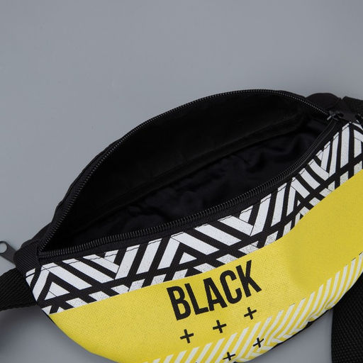 Сумка поясная Black, 32 х 8 х15 см, отд на молнии, наружный карман, цвет чёрный - NAZAMOK KIDS фото 4