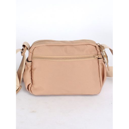 Сумка женская текстиль BoBo-9608, 1отд, плечевой ремень, бежевый 246609  фото 2