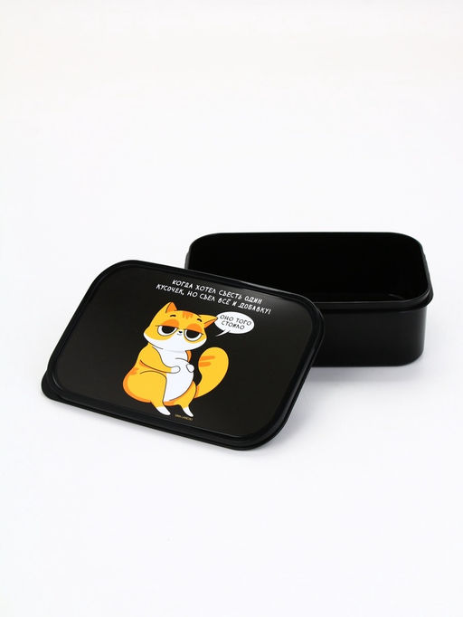 Ланч - бокс прямоугольный «Кот», 1200 мл