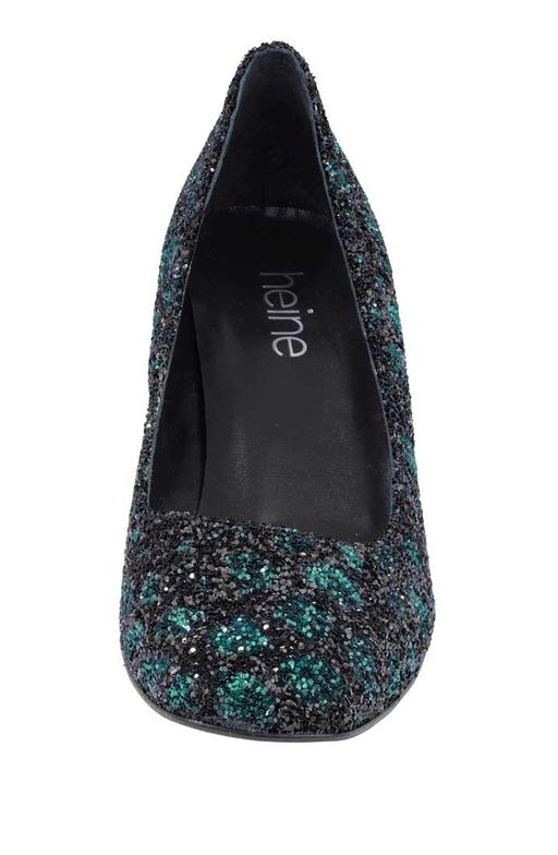 Туфли, черно-зеленые - Heine фото 5