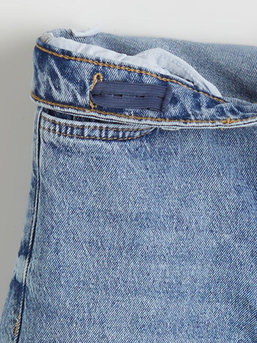 Straight Fit K?z ?ocuk Jean Pantolon