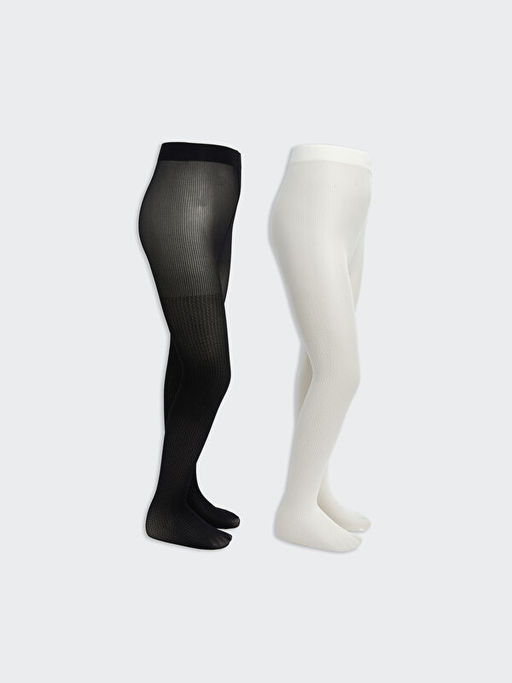 K?z ?ocuk ?nce K?lotlu ?orap 2li