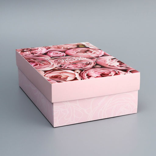 Цена за 5 шт. Коробка складная подарочная Желая счастья, 24?17?8 см без окна