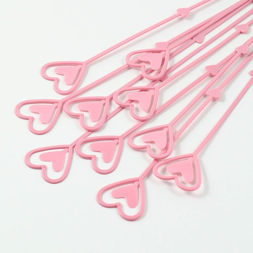 Цена за 80 шт. Держатель для открытки букет Персиковый, 34см - Дарите счастье фото 3