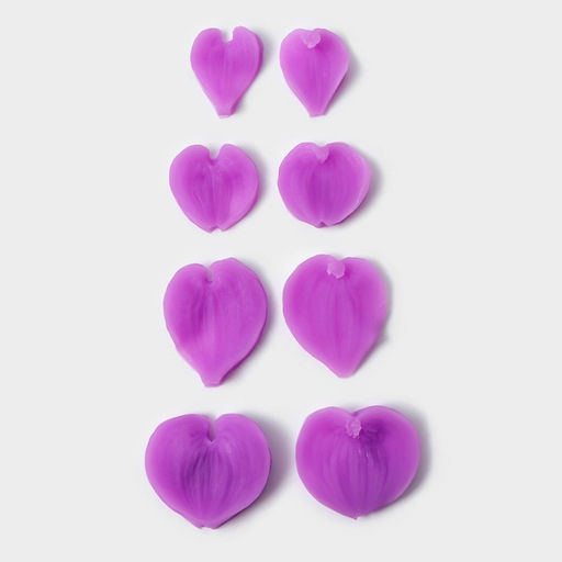 Набор молдов Сердца, силикон, 4 пары, розовый - Simaland фото 5