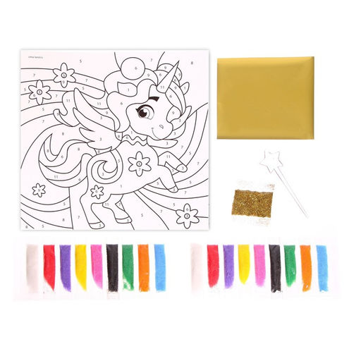 Набор для творчества. Картина песком «Полёт единорога»