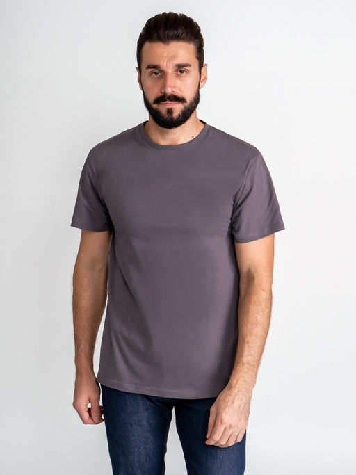 Футболка мужская короткий рукав GREG G145-RD-6025 (серый)  фото 7