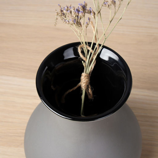 Ваза 24 см / FRE-619 /уп 12/без индивидуальной упаковки (Серый) - Галеонтрейд фото 5