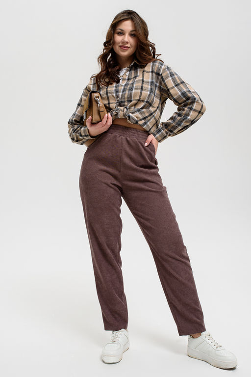 Брюки Натали микровельвет в ассортименте фото 58