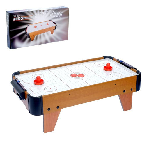 Уценка Настольная игра Аэрохоккей. Великолепный матч, работает от батареек, 2 игрока