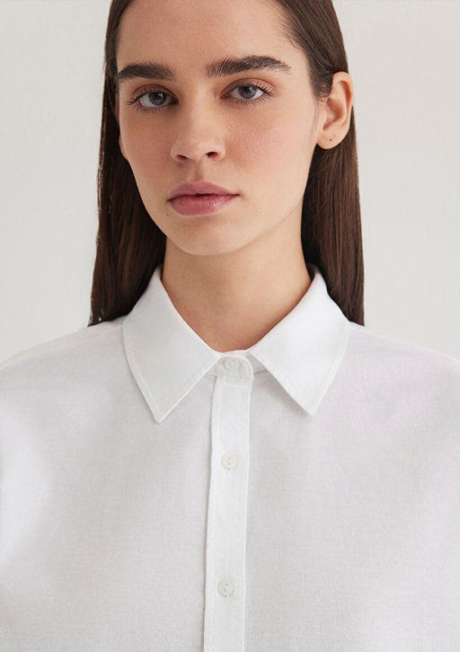 Beyaz Gomlek - Mavi фото 5