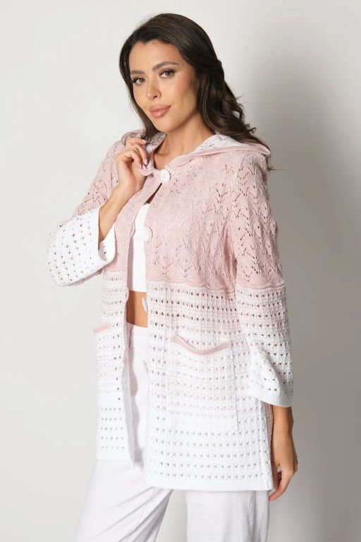 БЕЛАРУСЬ Кардиган Д 2514/пудровый