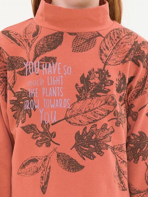 GFJS4292 джемпер для девочек - Pelican фото 2