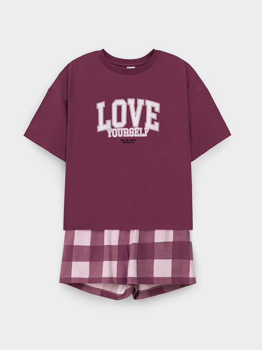 МП 1658-1/коричневый 1614 Н026.3 пижама для дев