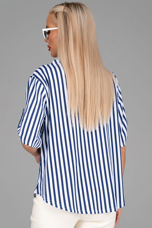 Рубашка Мулен Руж (полоска/эйфелевая башня) - Эльза фото 9