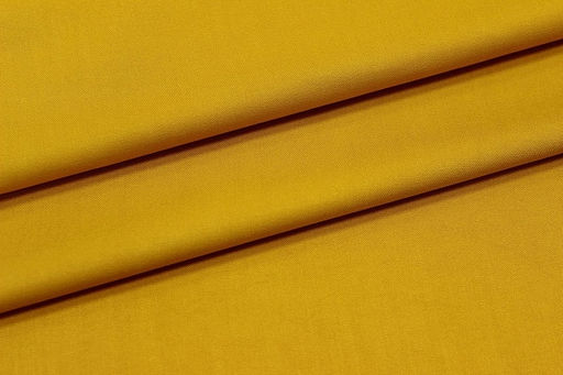 Плательная вискоза цв.Желто-горчичный, ш.1.45м, вискоза-100%, 200гр/м.кв - Купава фото 2