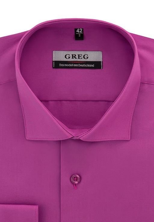 Сорочка мужская длинный рукав GREG 720/139/LAV/Z