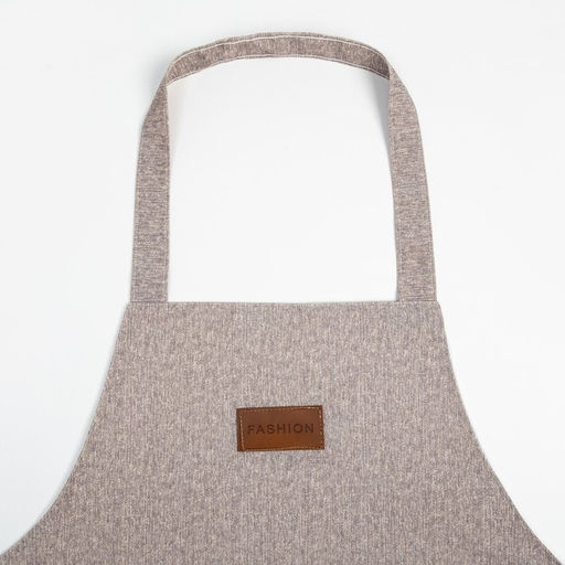 Фартук Этель Однотонный цв.серый 65 х70см, 100% п/э  фото 2