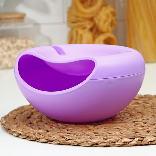 Тарелка пластиковая для семечек и орехов Плэтэр, 2011 см, с подставкой для телефона, цвет МИКС - Simaland фото 9