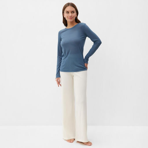 Лонгслив женский KAFTAN: Basic line, синий, размер 40-42