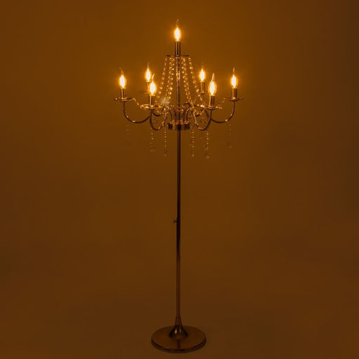 Торшер 2456/7 E14 40Вт золото 58х58х100-156 см