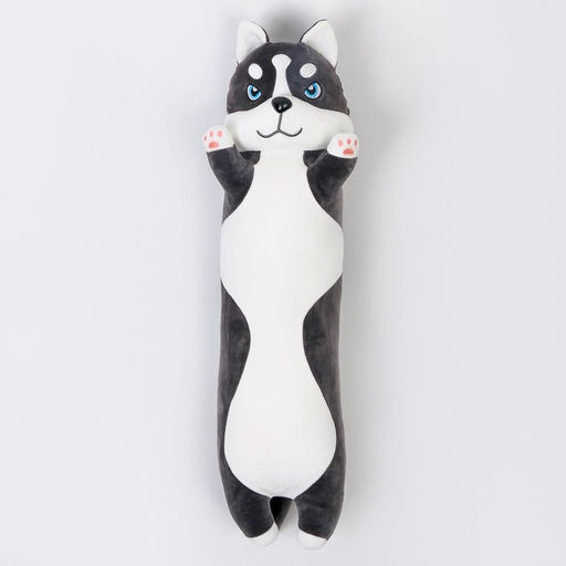 Мягкая игрушка «Хаски», 65 см, цвет серо-белый