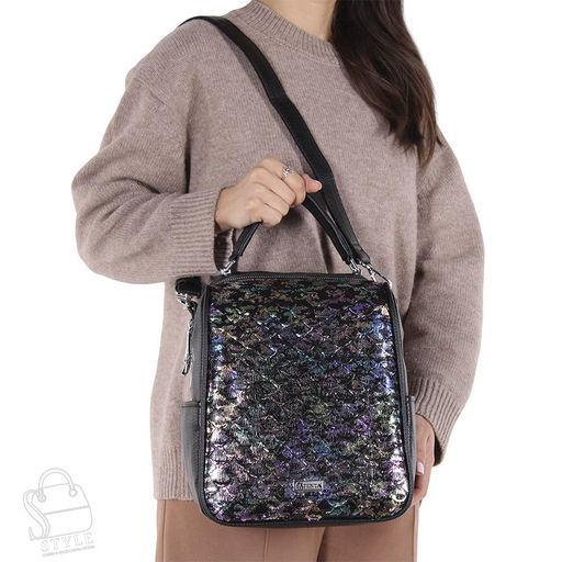 Рюкзак женский 69088-2 black Velina Fabbiano-Safenta/50 в Новосибирске
