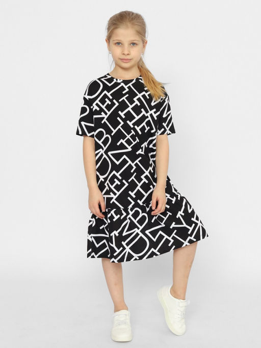 CRB wear/CSJG 63587-22-378 Платье для девочки,черный/Ex.Cherubino  фото 2