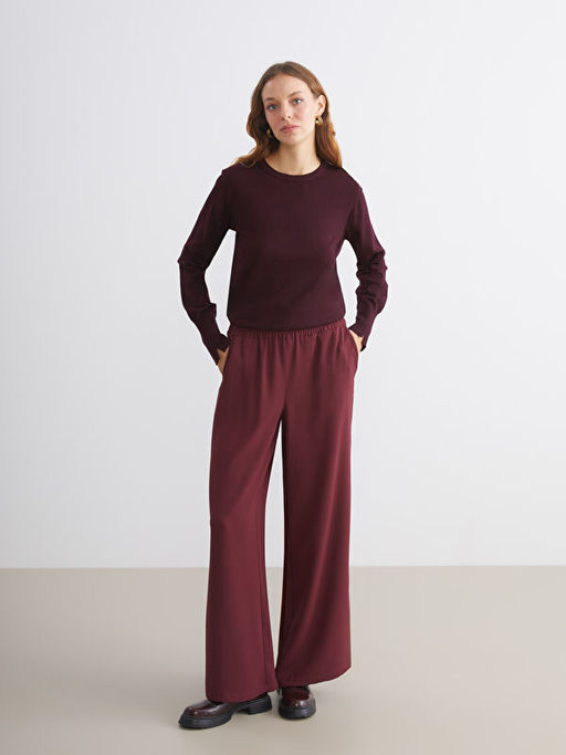 Bisiklet Yaka Kad?n Triko Kazak