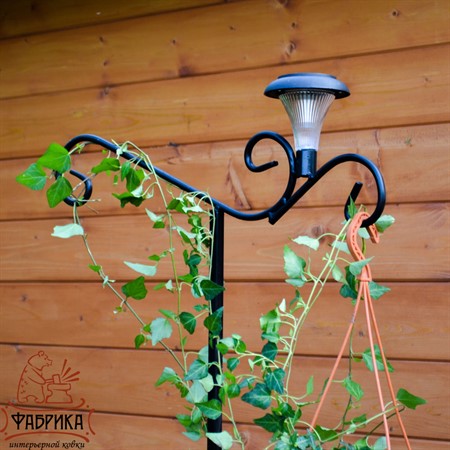 Шпалера для сада 57-302 с фонарем - Фабрика интерьерной ковки фото 5