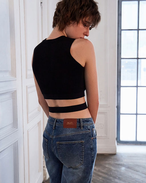 Блузка-топ с открытой зоной талии - Incity фото 4