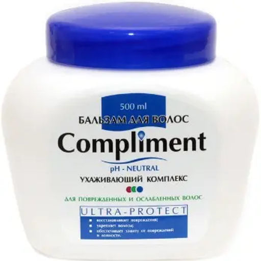 "Compliment" Бальзам "Ultra-PROTECT" д/ослаблен. волос (500мл).12 / 6546 /