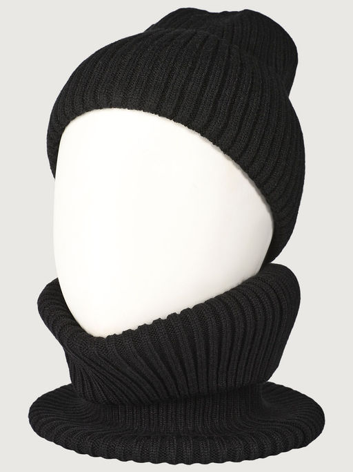 Комплект шапка и снуд 12з51926 черный