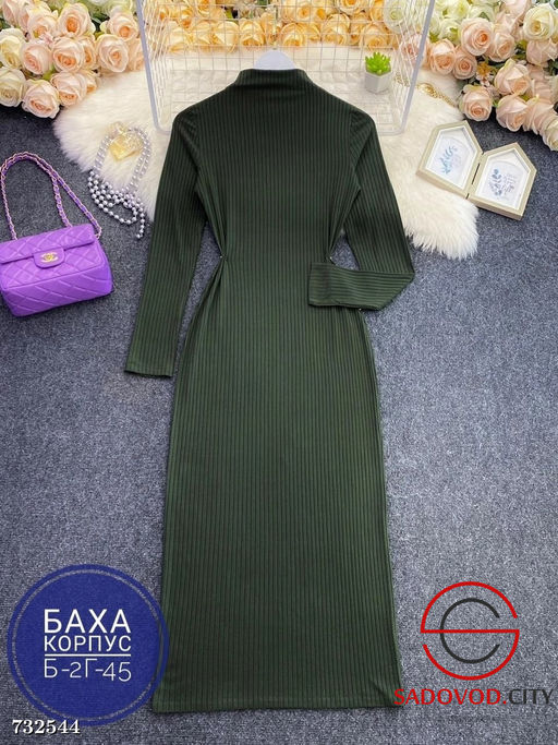 Женское длинное платье лапша