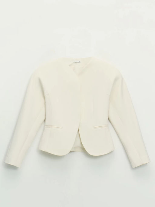 Приталенный жакет с вискозой в составе / Zarina  фото 8