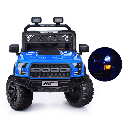 Электромобиль "Круиз" на аккумуляторе, с р/у управлением, в коробке (синий)