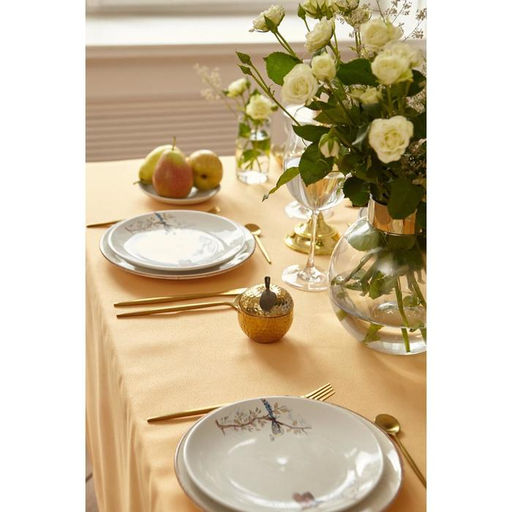 Скатерть Этель Cozy 150*250 +/-3см, цв.бежевый, пл. 192 г/м2, хл с ВГМО  фото 9