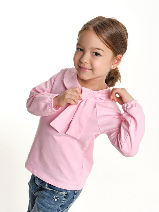 Футболка (лонгслив) UD 1229 розовый - Mini maxi фото 3