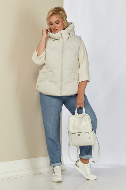 Жилет SHETTI 2153 молочный