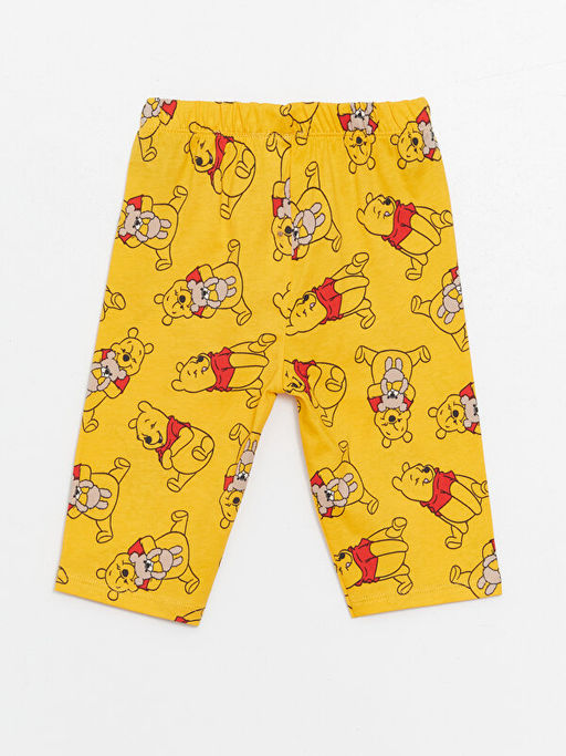 Beli Lastikli Winnie the Pooh Bask?l? Erkek Bebek Pijama Alt - Waikiki фото 2