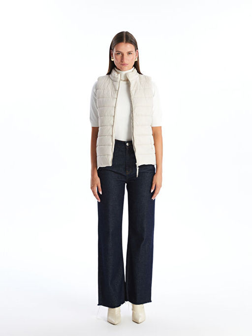 Dik Yaka Kad?n ?i?me Yelek