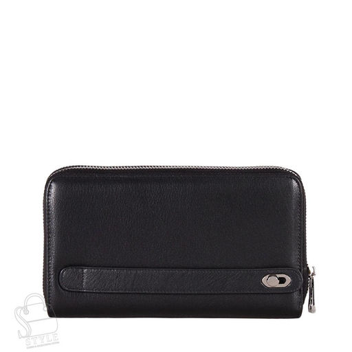 Клатч мужской кожаный 20939 black Pratero