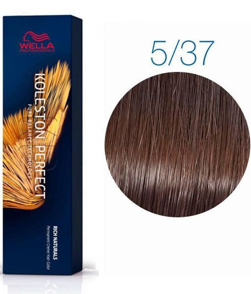 Краска стойкая Koleston Perfect 5/37 Принцесса амазонок, Wella Professionals