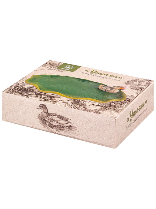 Блюдо сервировочное 23*18*5 см "Уточка", овальное, керамика