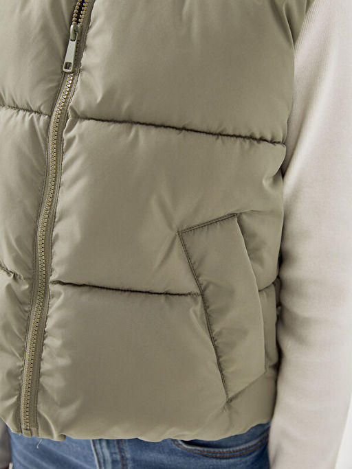 Dik Yaka Kad?n ?i?me Yelek