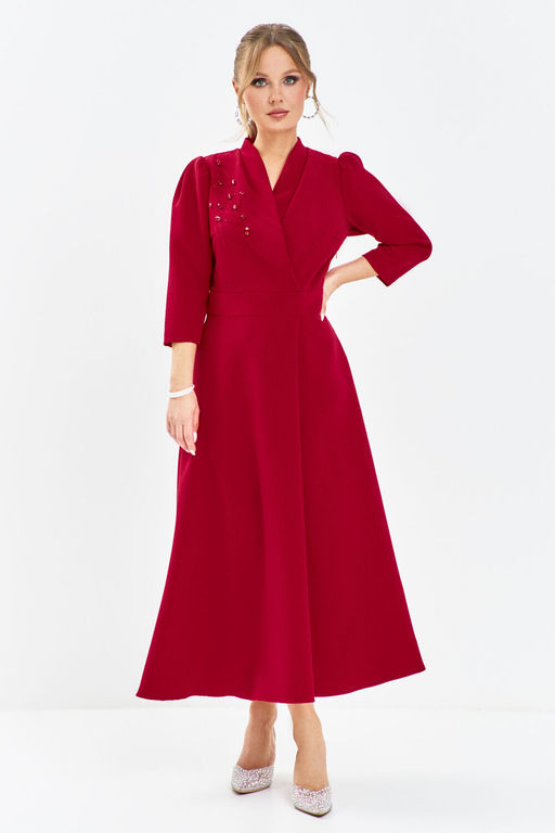 Платье Euro Moda 634 красный