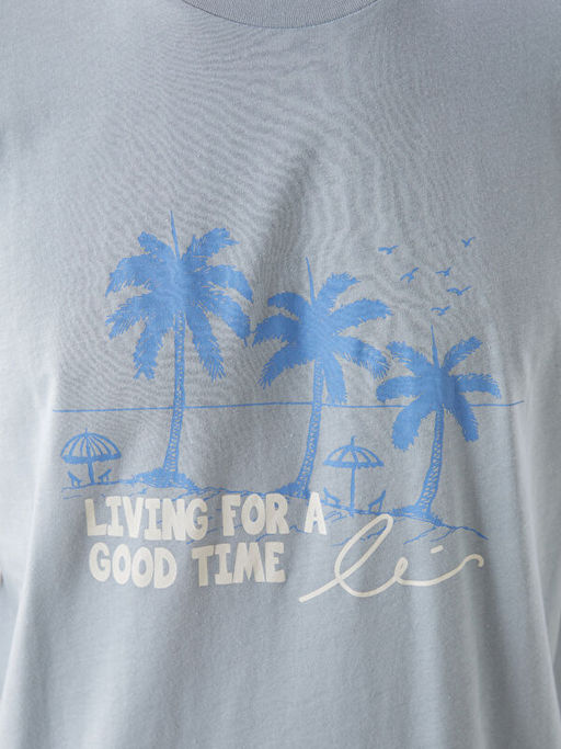 Bisiklet Yaka K?sa Kollu Bask?l? Penye Erkek Ti??rt