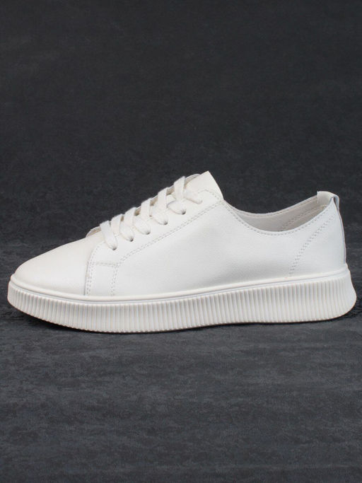 05-PDXL33-4 BEIGE Кроссовки женские (натуральная кожа) - Фабричный китай фото 6